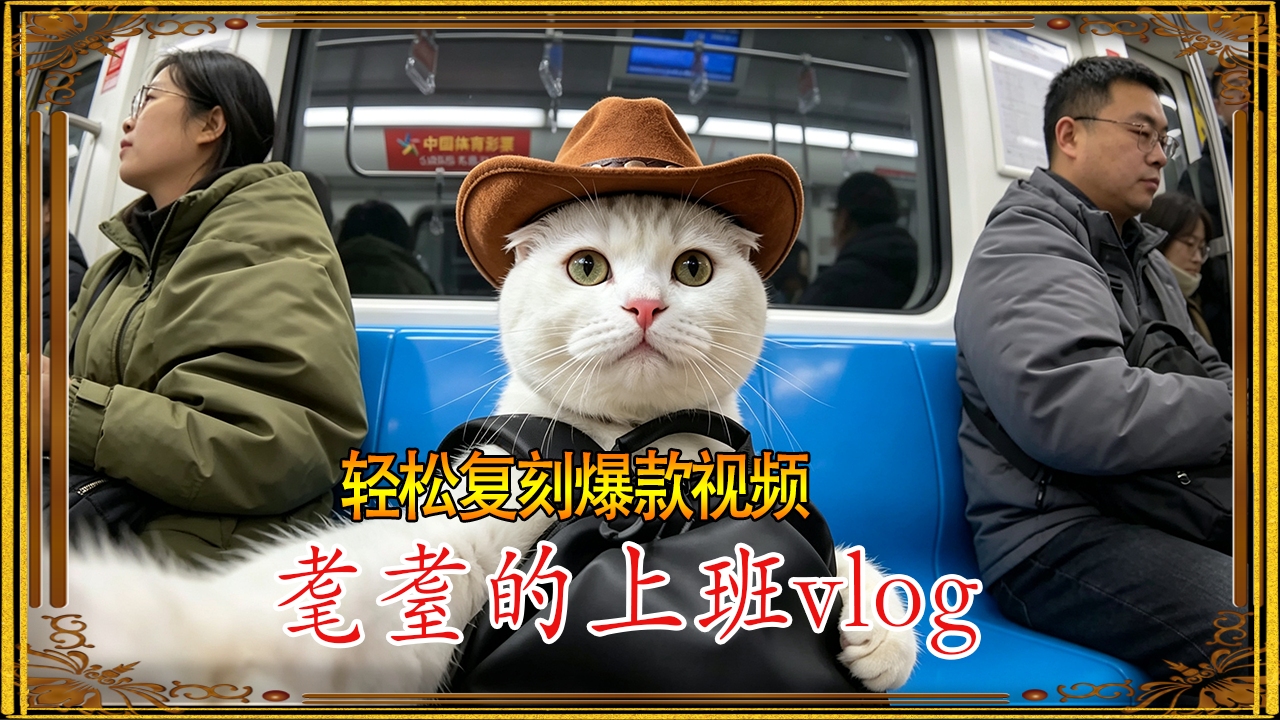 拟人猫咪社畜 vlog